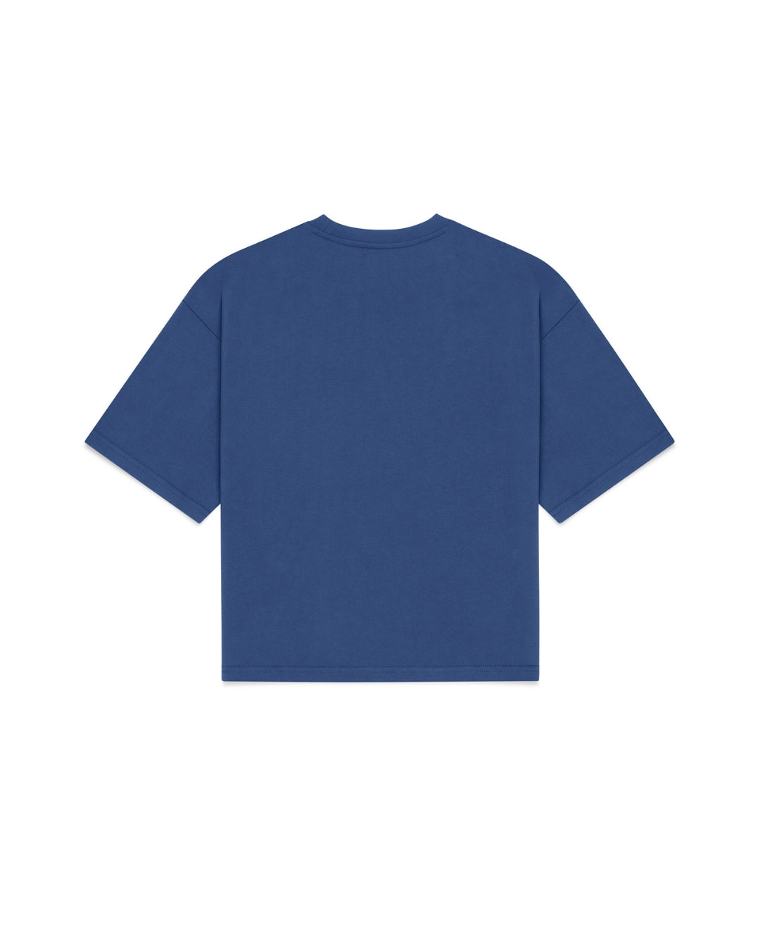 Cropped Basic Tee (Navy)