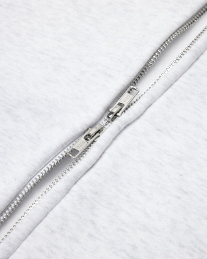 Zip Up Hoodie (Marle White)