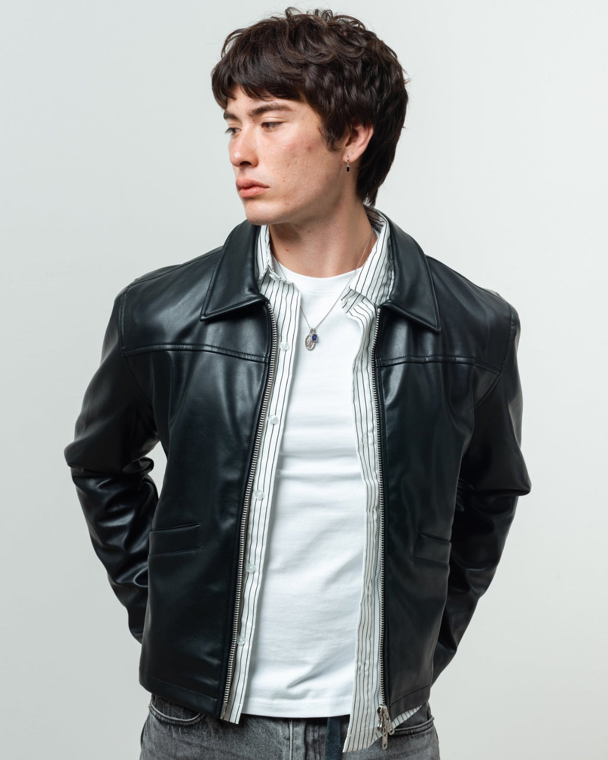 Leather Jacket (Black)