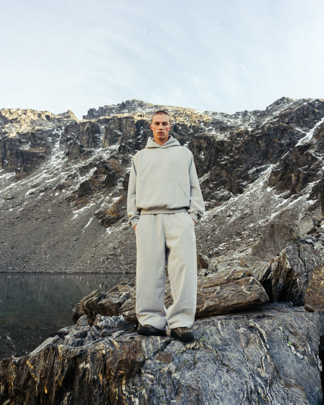 Heavyweight Cuffed Trackies (Grey)