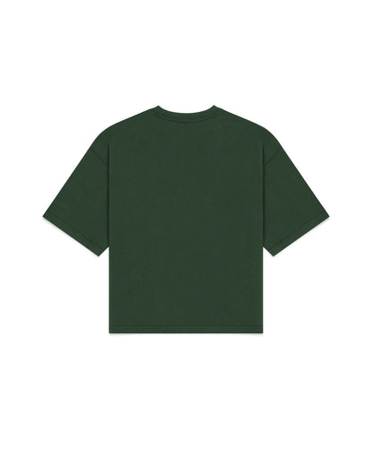 Cropped Basic Tee (Forest Green)