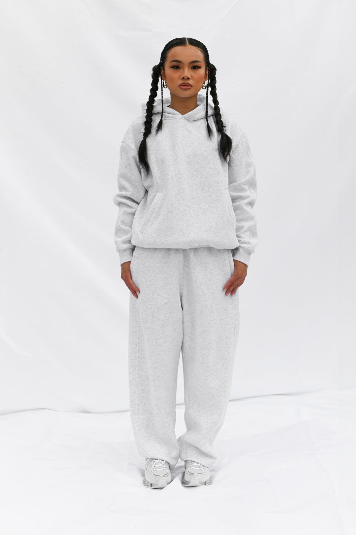 Essentials Hoodie (Marle White)