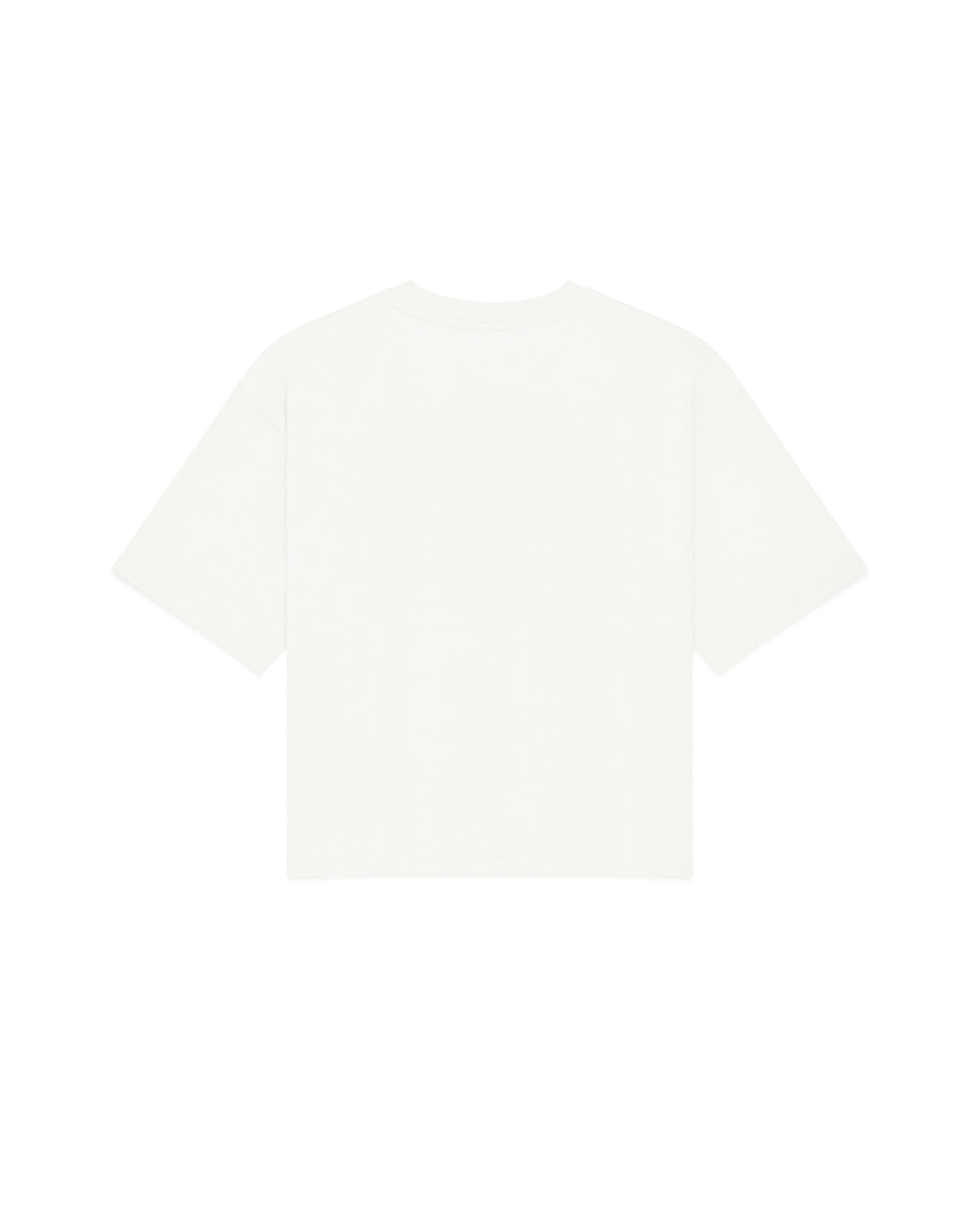 Cropped Basic Tee (Off White)