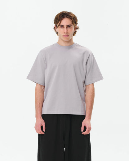 Cropped Basic Tee (Grey)