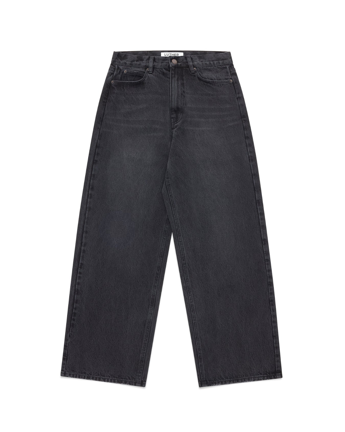 Wide Leg Jeans (Vintage Black)