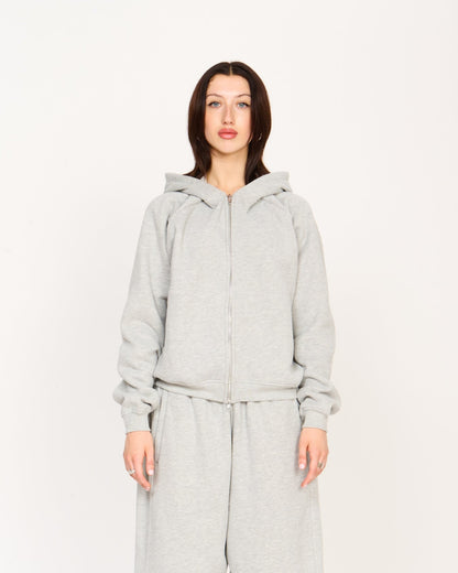 Zip Up Hoodie (Grey)