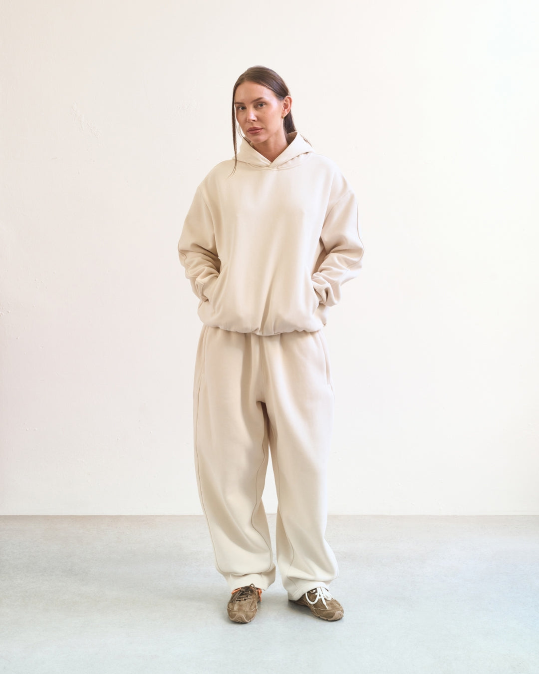 Baggy Trackies (Bone)