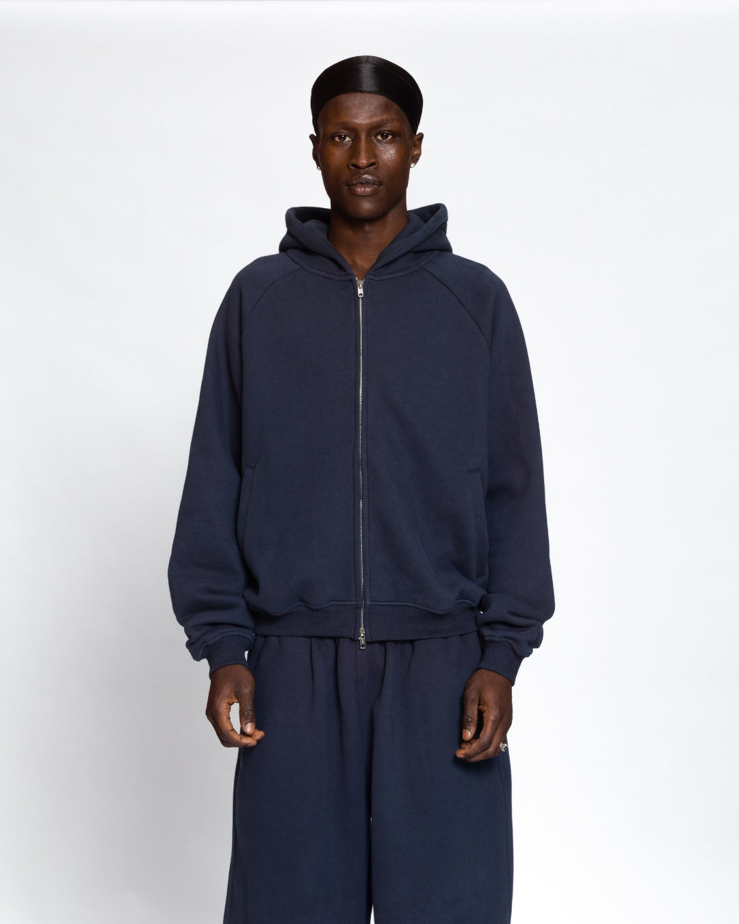 Zip Up Hoodie (Navy)