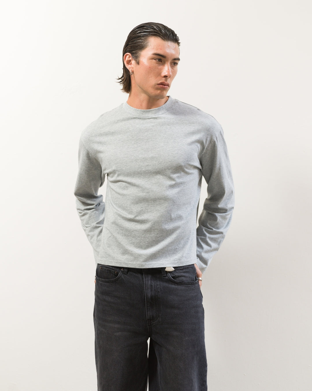 Long Sleeve Tee (Marle Grey)