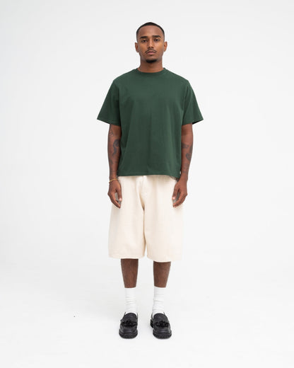 Cropped Basic Tee (Forest Green)