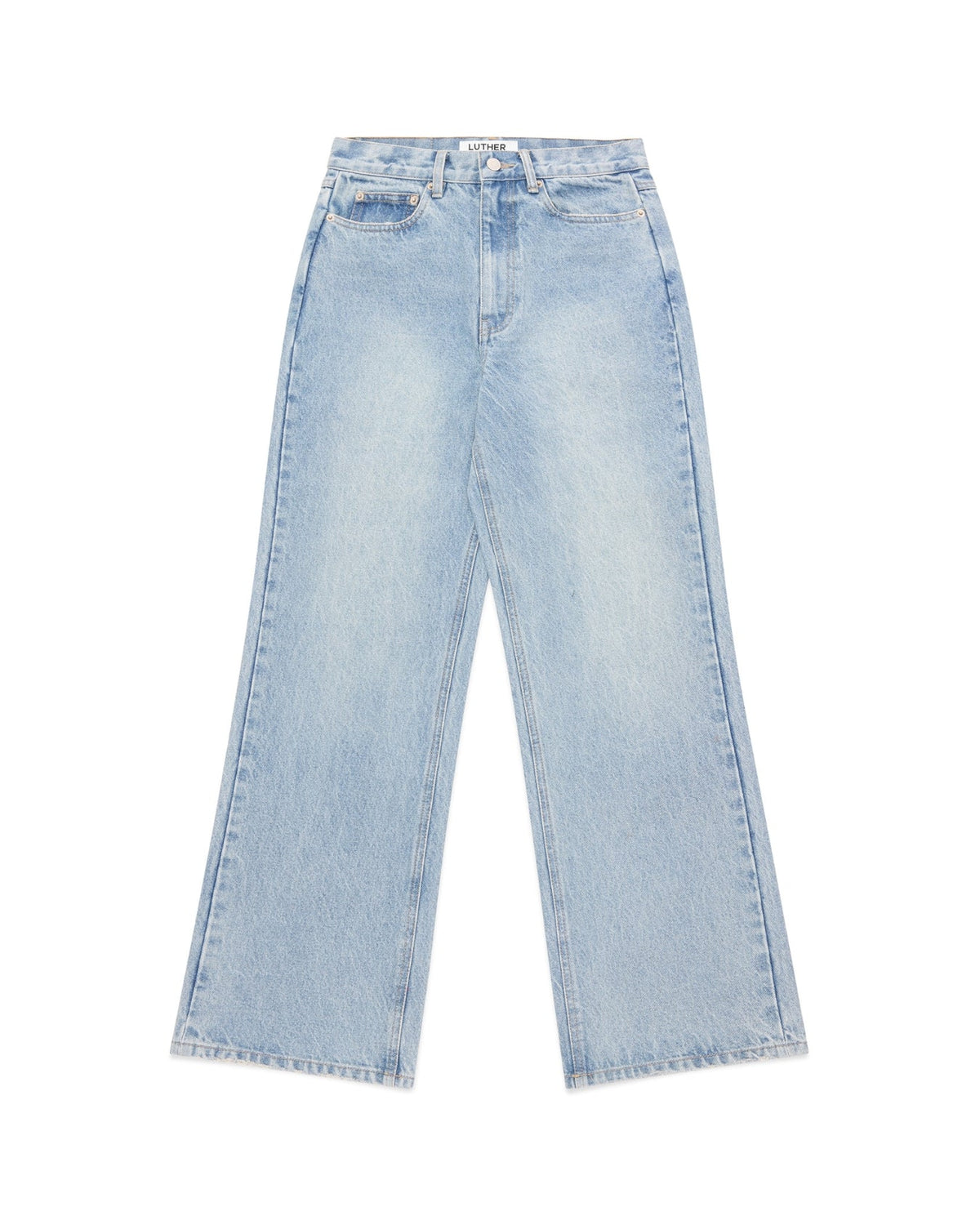 Regular Fit Jeans (Washed Blue)