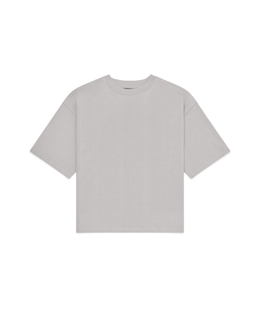 Cropped Basic Tee (Grey)
