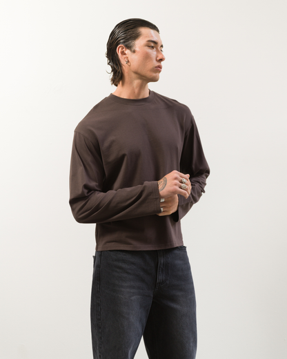 Long Sleeve Tee (Brown)