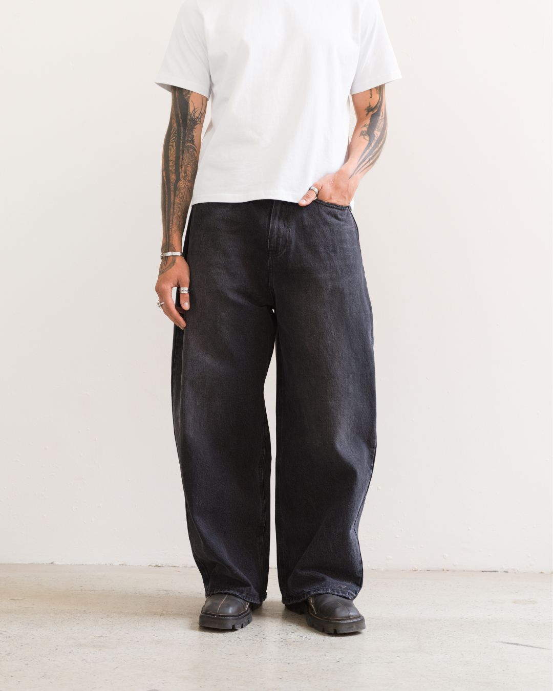 Super Baggy Jeans (Vintage Black)