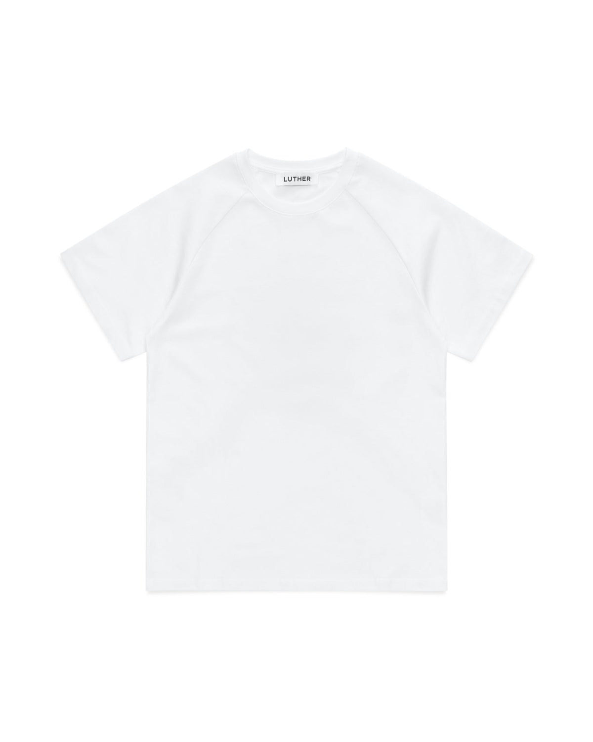 Fitted Raglan Tee (White)
