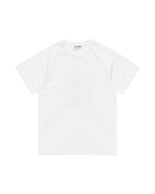 Fitted Raglan Tee (White)