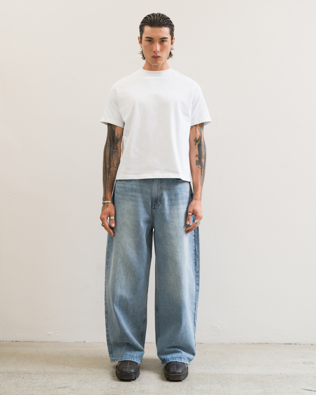 Super Baggy Jeans (Washed Blue)