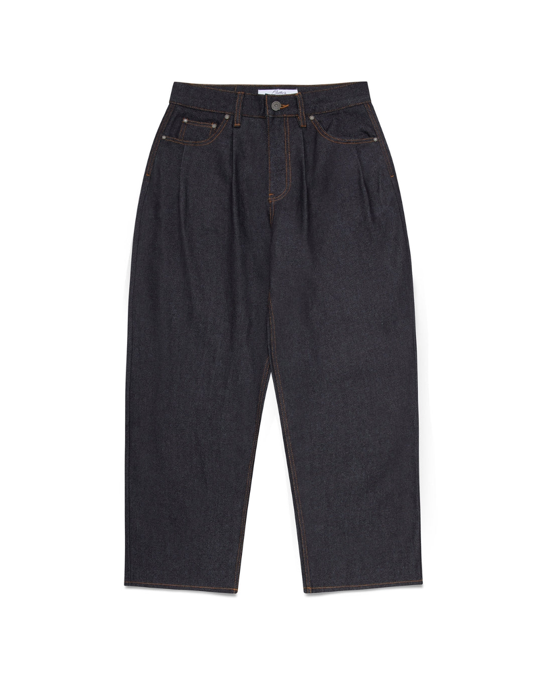 Baggy Raw Denim (Blue Black)