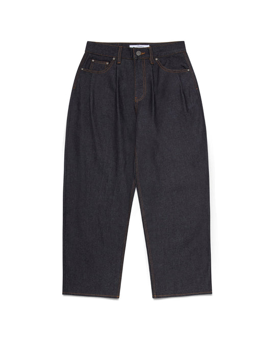Baggy Raw Denim (Blue Black)