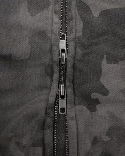Zip Up Hoodie (Dark Camo)