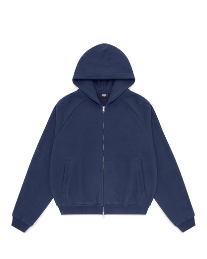 Zip Up Hoodie (Navy)