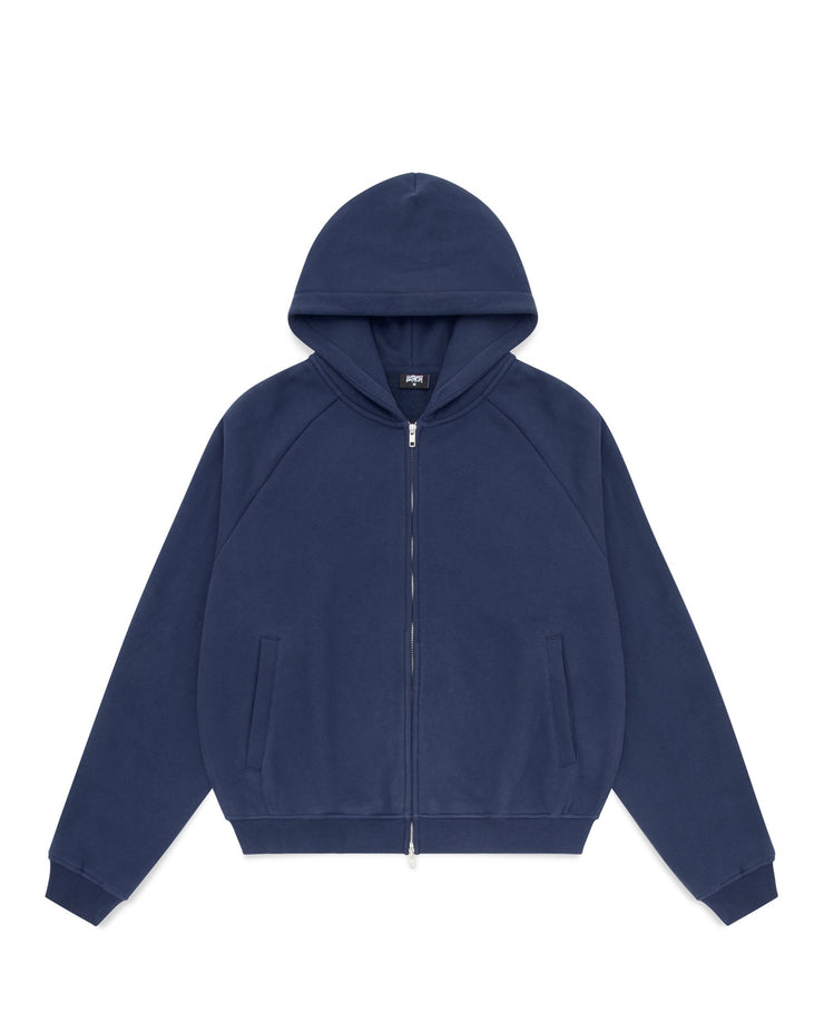 Zip Up Hoodie (Navy)