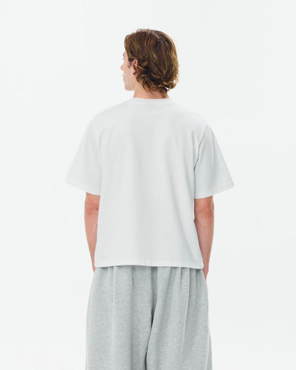 Cropped Basic Tee (White)