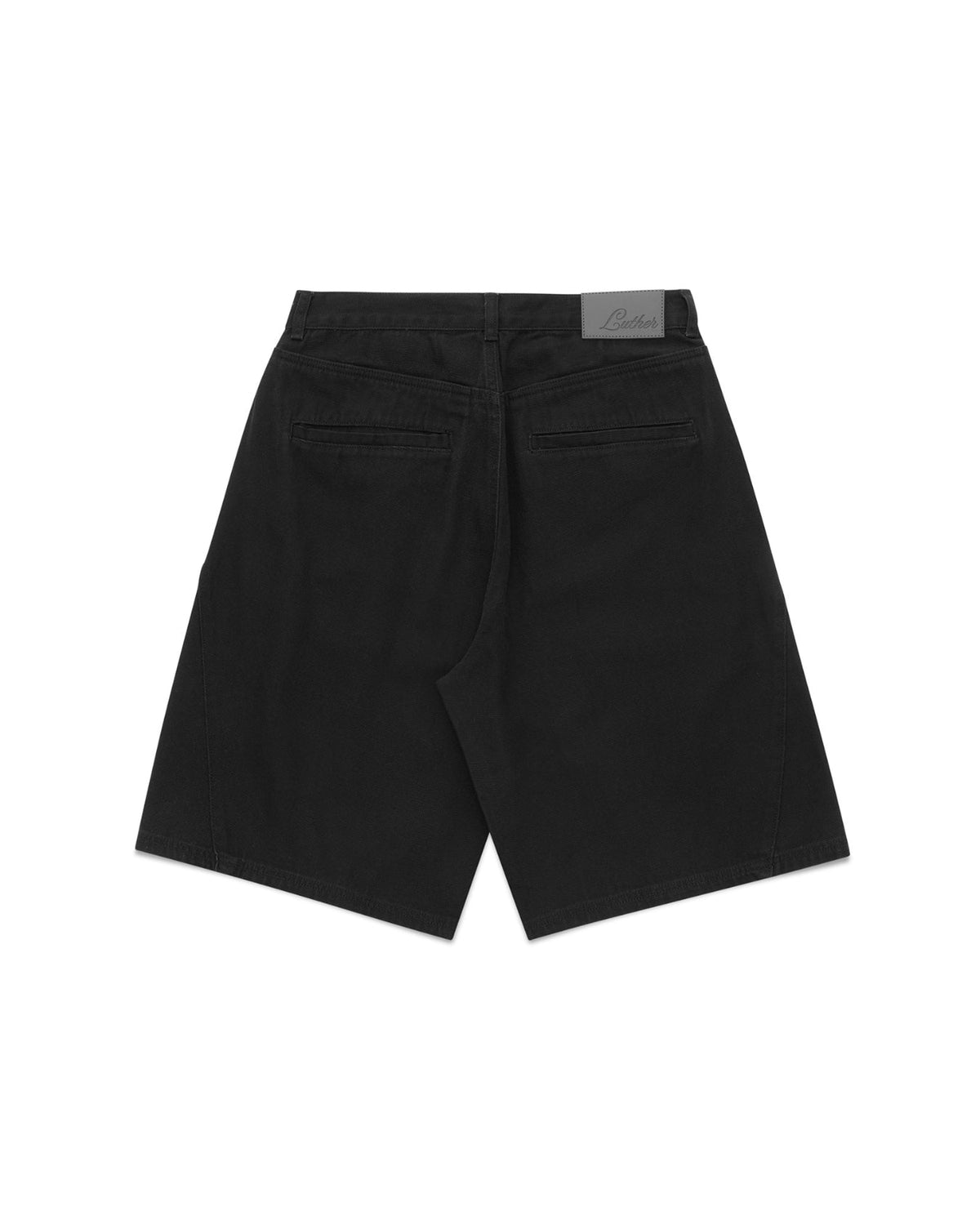 Baggy Panel Shorts (Black)