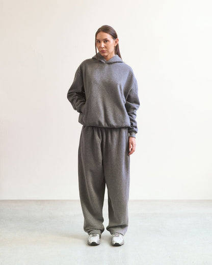 Baggy Trackies (Dark Marle Grey)