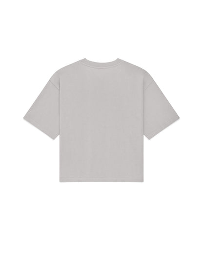Cropped Basic Tee (Grey)