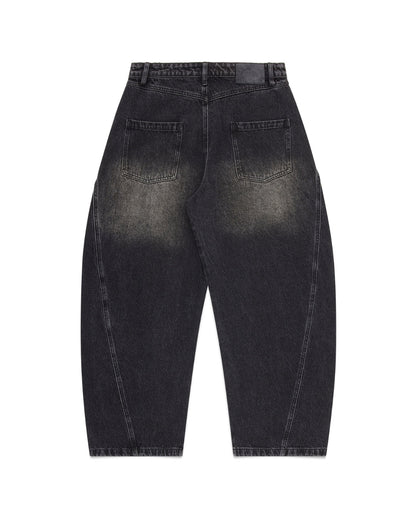 Balloon Denim (Washed Black)