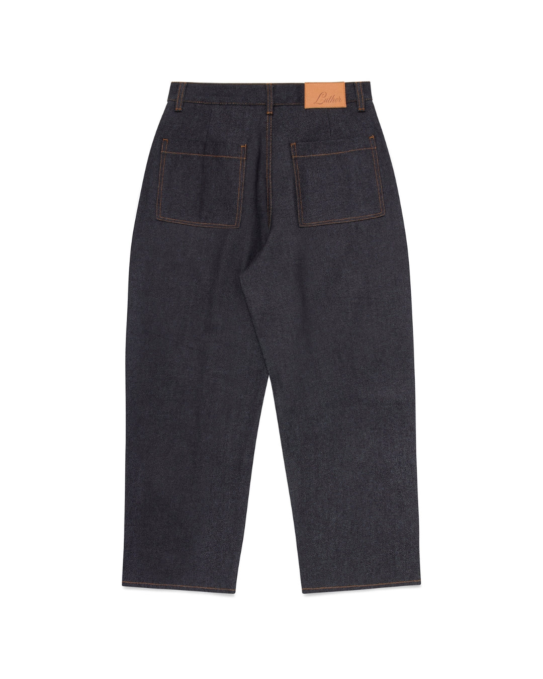 Baggy Raw Denim (Blue Black)