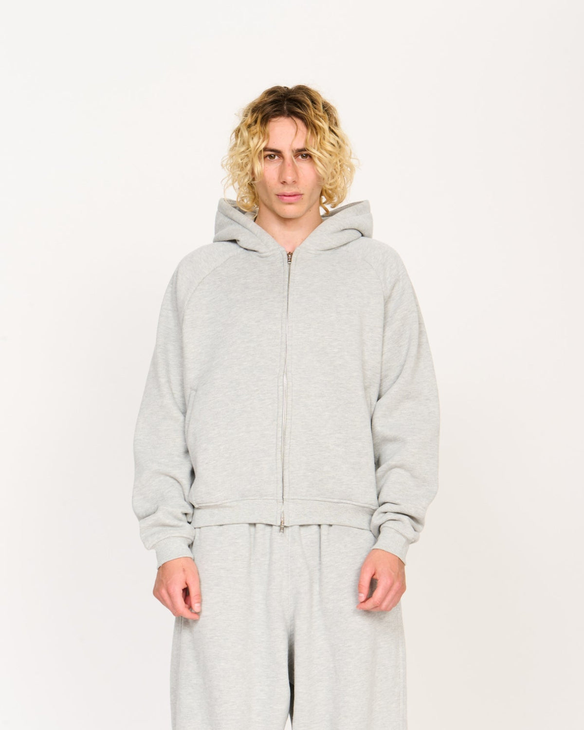 Zip Up Hoodie (Grey)