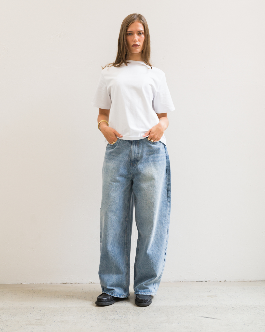 Super Baggy Jeans (Washed Blue)
