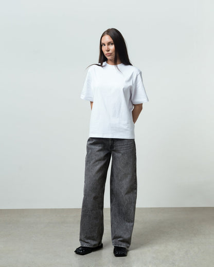 Wide Leg Jeans (Grey)