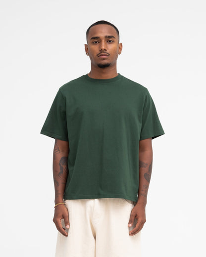 Cropped Basic Tee (Forest Green)