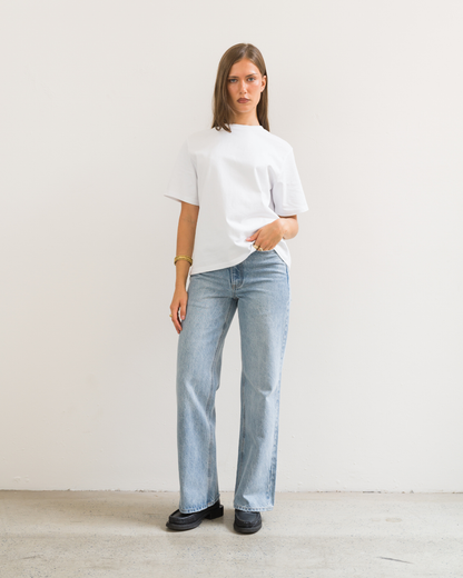 Regular Fit Jeans (Washed Blue)