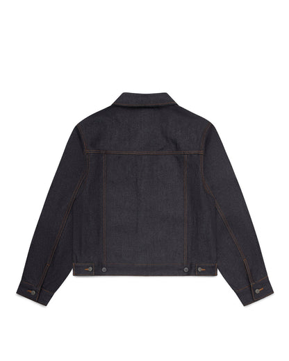 Raw Denim Jacket (Blue Black)