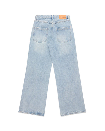 Regular Fit Jeans (Washed Blue)