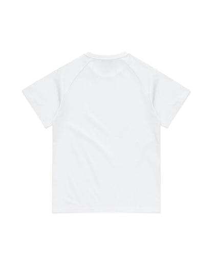Fitted Raglan Tee (White)