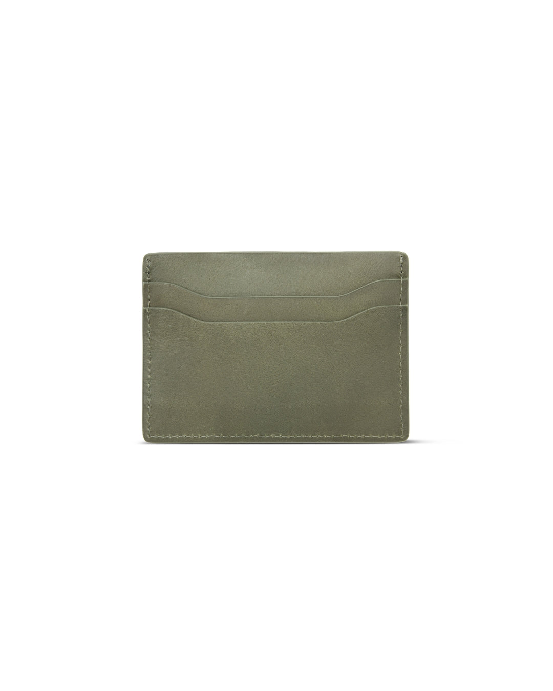 Leather Card Holder (Olive)