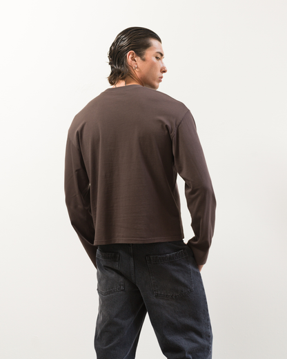 Long Sleeve Tee (Brown)