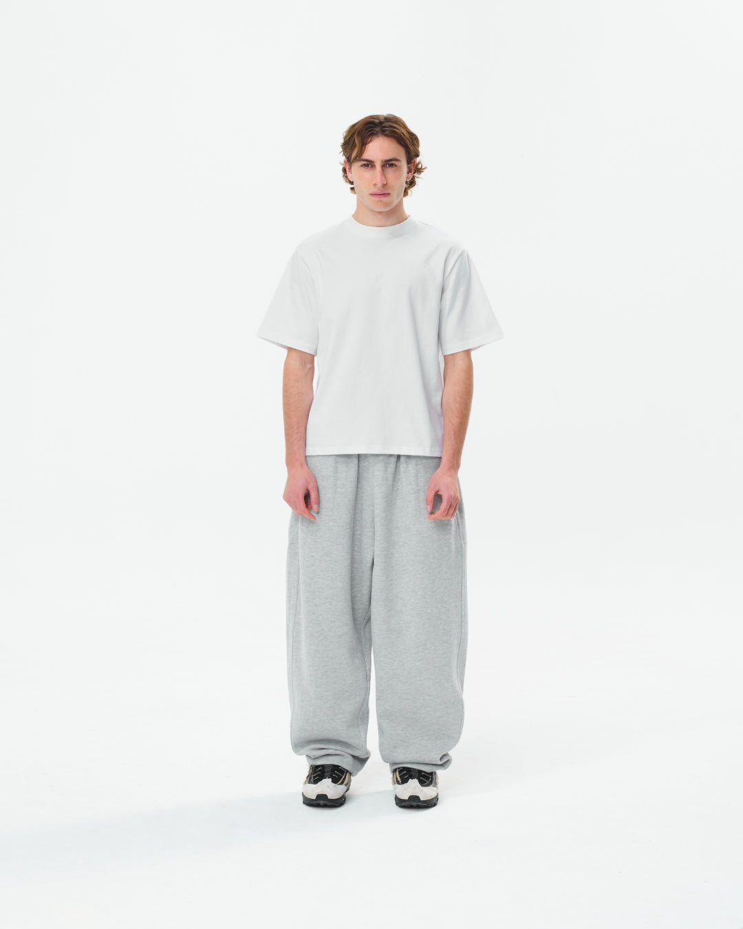 Cropped Basic Tee (White)