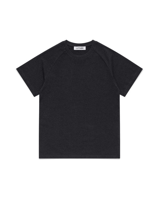 Fitted Raglan Tee (Dark Grey)