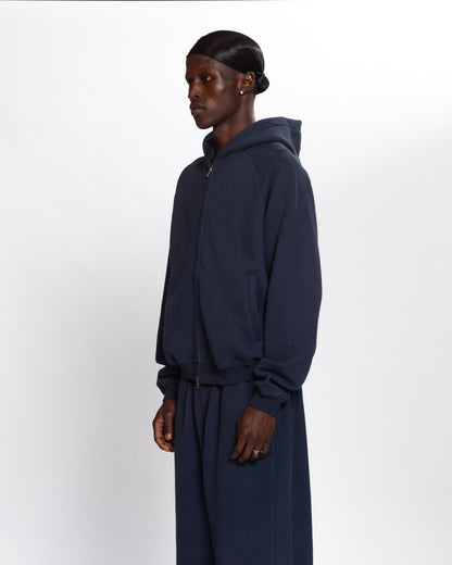 Zip Up Hoodie (Navy)