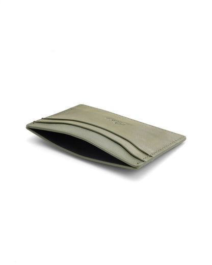 Leather Card Holder (Olive)