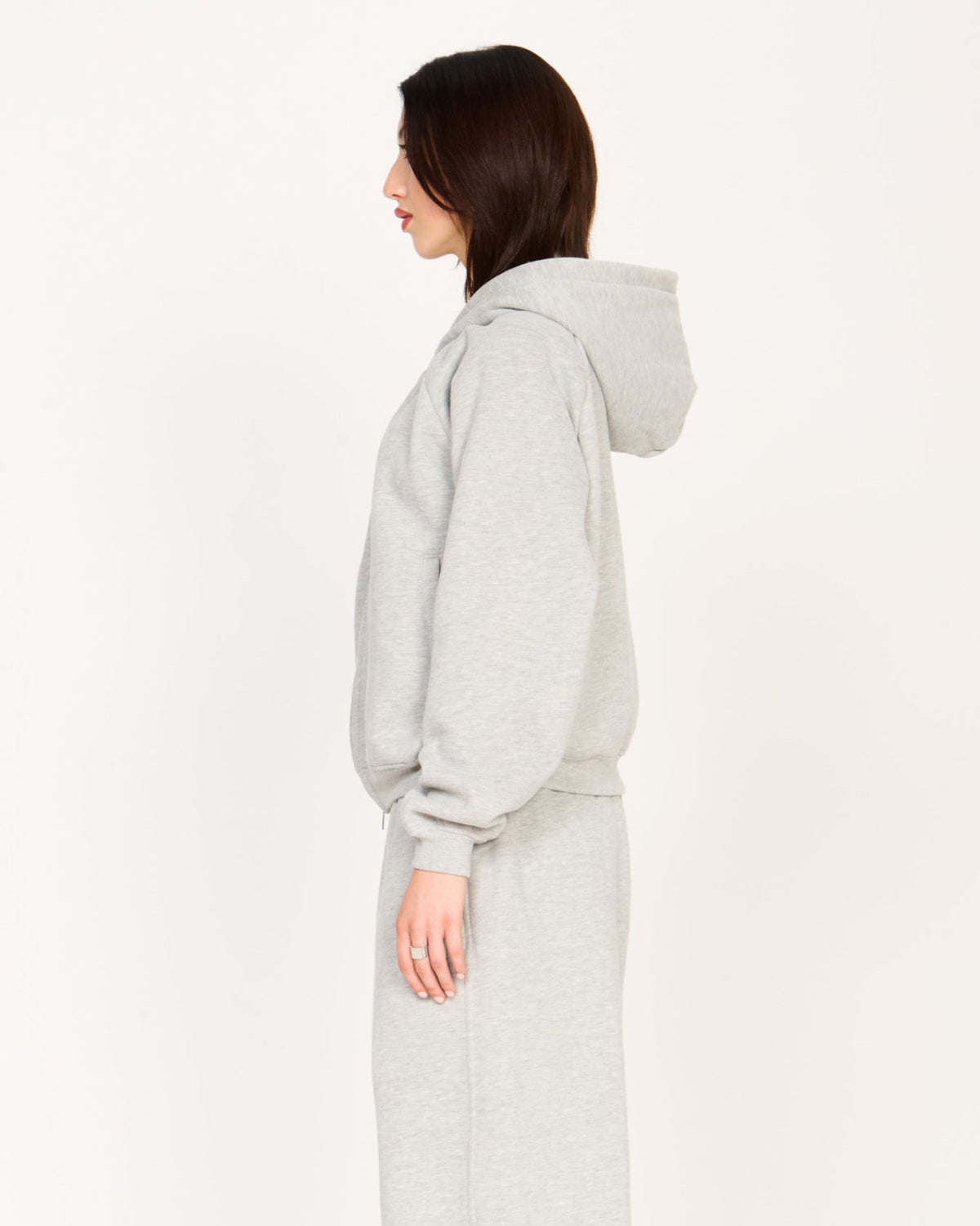 Zip Up Hoodie (Grey)