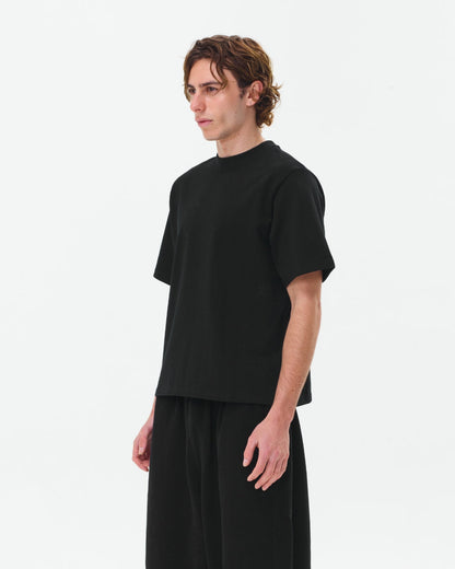 Cropped Basic Tee (Black)