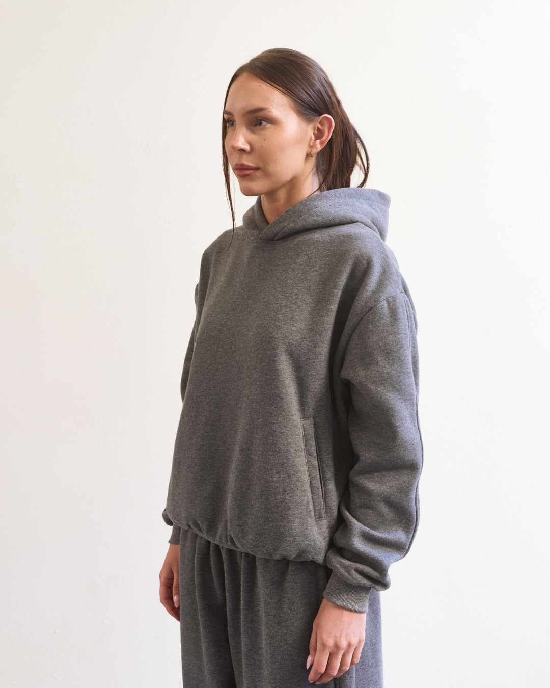 Essentials Hoodie (Dark Marle Grey)