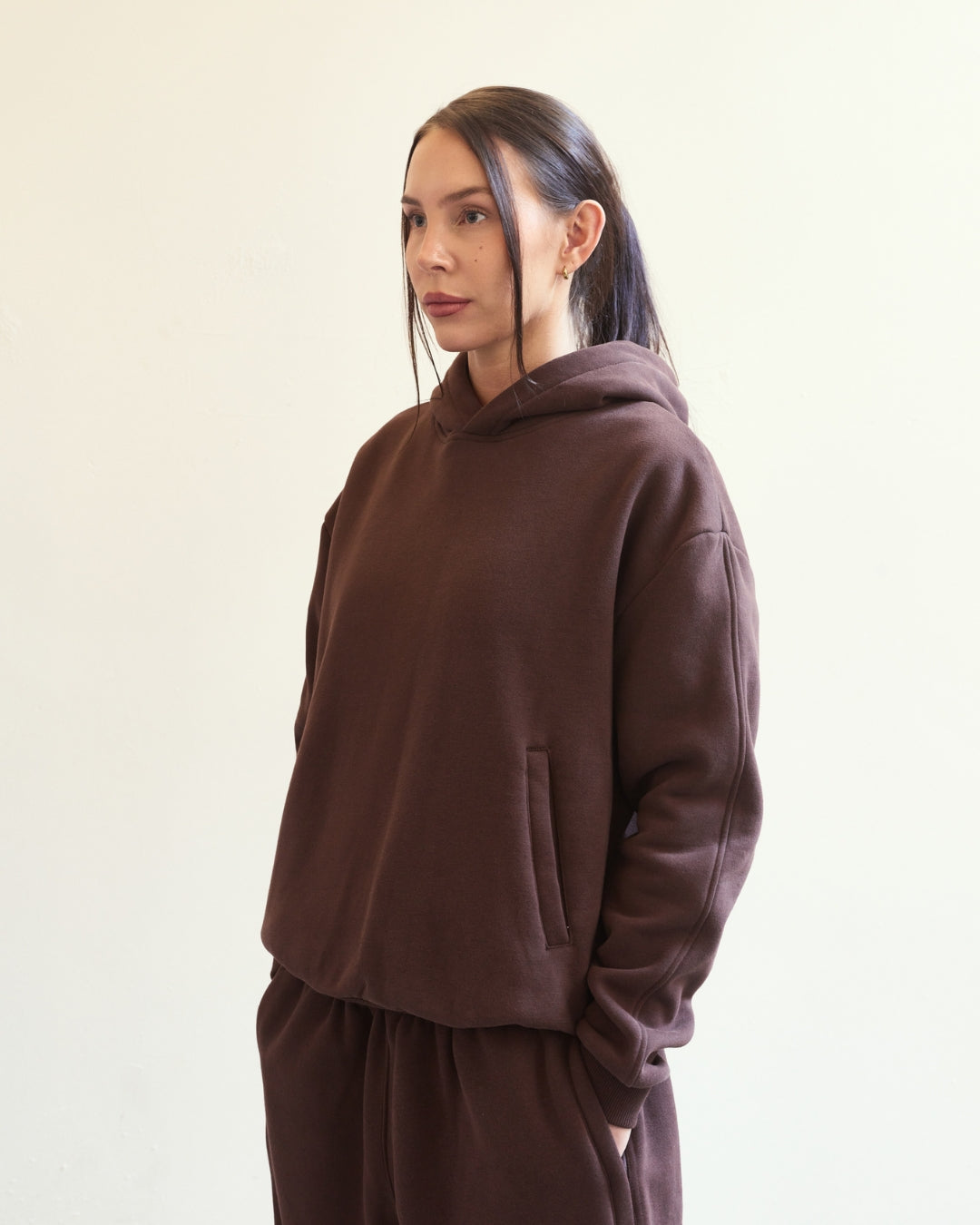 Essentials Hoodie (Dark Brown)